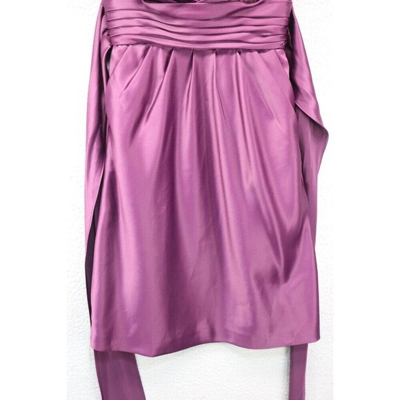 Bill Levkoff Purple Strapless Evening Dress-Size 4-Event-Pockets - Picture 2 of 14